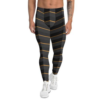 Herringbone Illusion Men's Leggings