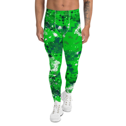 Green Sport Men's Leggings