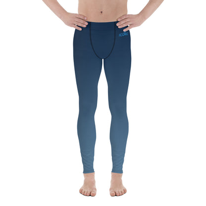 Ascent Blue Men's Leggings