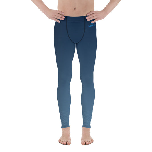 Ascent Blue Men's Leggings