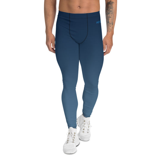 Ascent Blue Men's Leggings