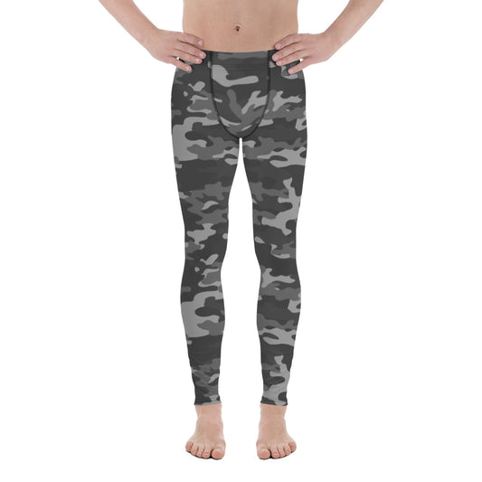 Gray Camo Men's Leggings