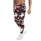 Red and Black Camo Men's Leggings