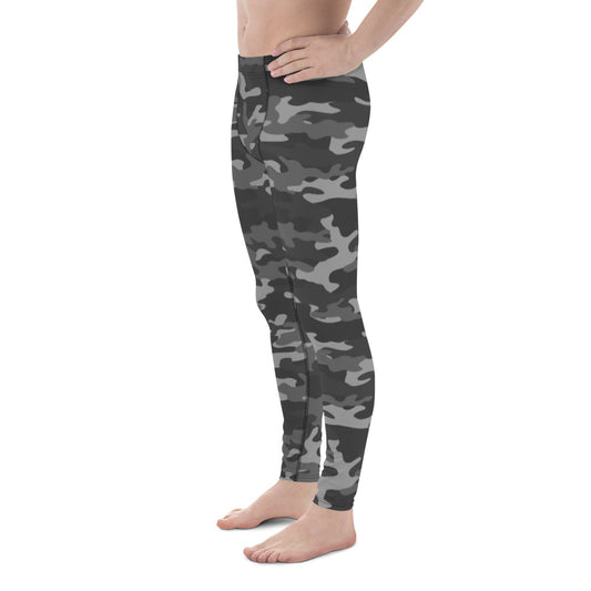 Gray Camo Men's Leggings