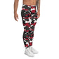 Red and Black Camo Men's Leggings