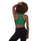 Emerald Green Padded Sports Bra