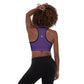 Purple Padded Sports Bra