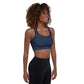 Navy Padded Sports Bra