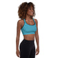Aqua Padded Sports Bra