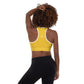 Yellow Padded Sports Bra