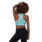 Seafoam Camo Padded Sports Bra