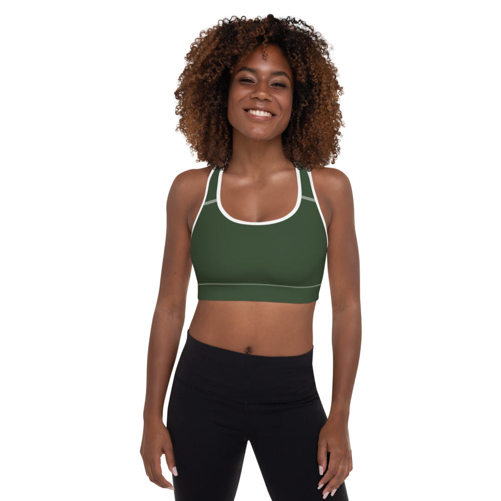 Deep Forest Padded Sports Bra