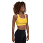 Yellow Padded Sports Bra