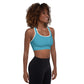 Aqua Padded Sports Bra