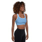 Light Blue Padded Sports Bra