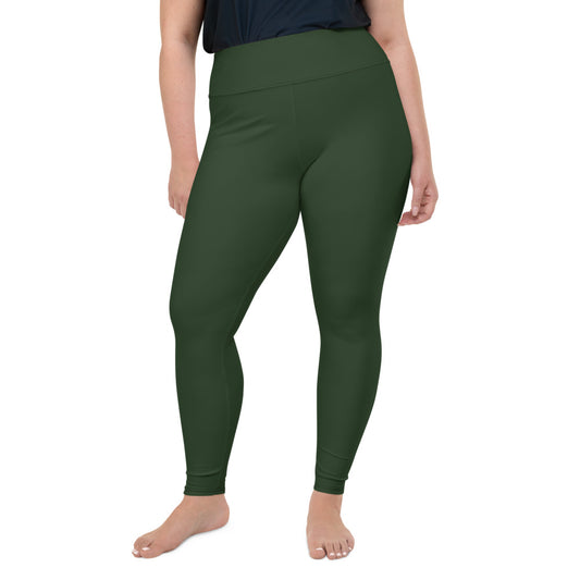 Deep Forest Plus Size Leggings