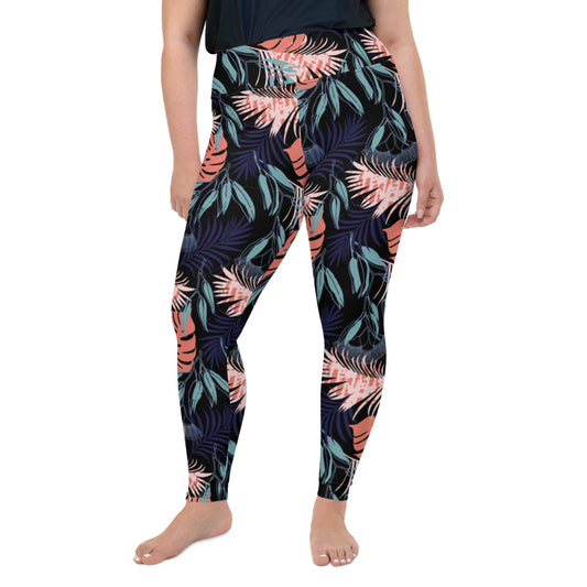 Tropics Plus Size Leggings