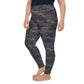 Dark Gray Camo Plus Size Leggings