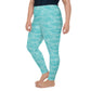 Seafoam Camo Plus Size Leggings