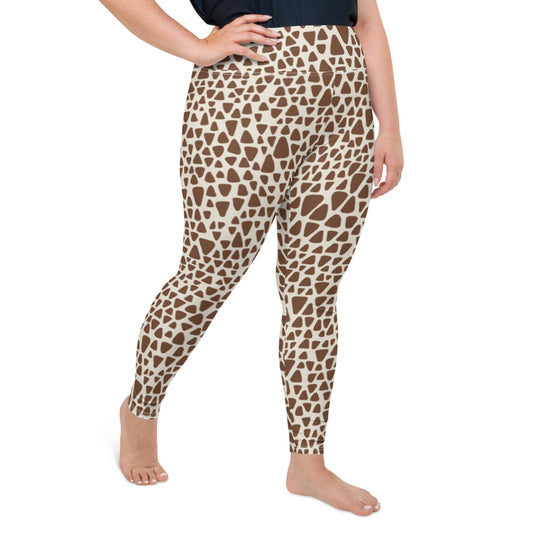Giraffe Print Plus Size Leggings
