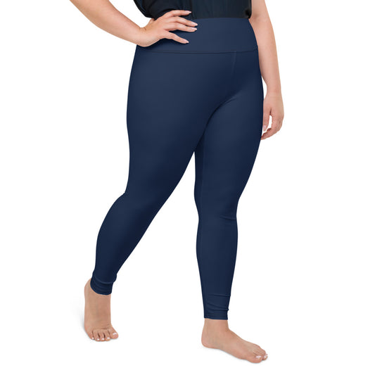 Navy Blue Plus Size Leggings