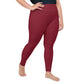 Burgundy Plus Size Leggings