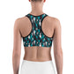 Aqua Marine Unpadded Sports Bra