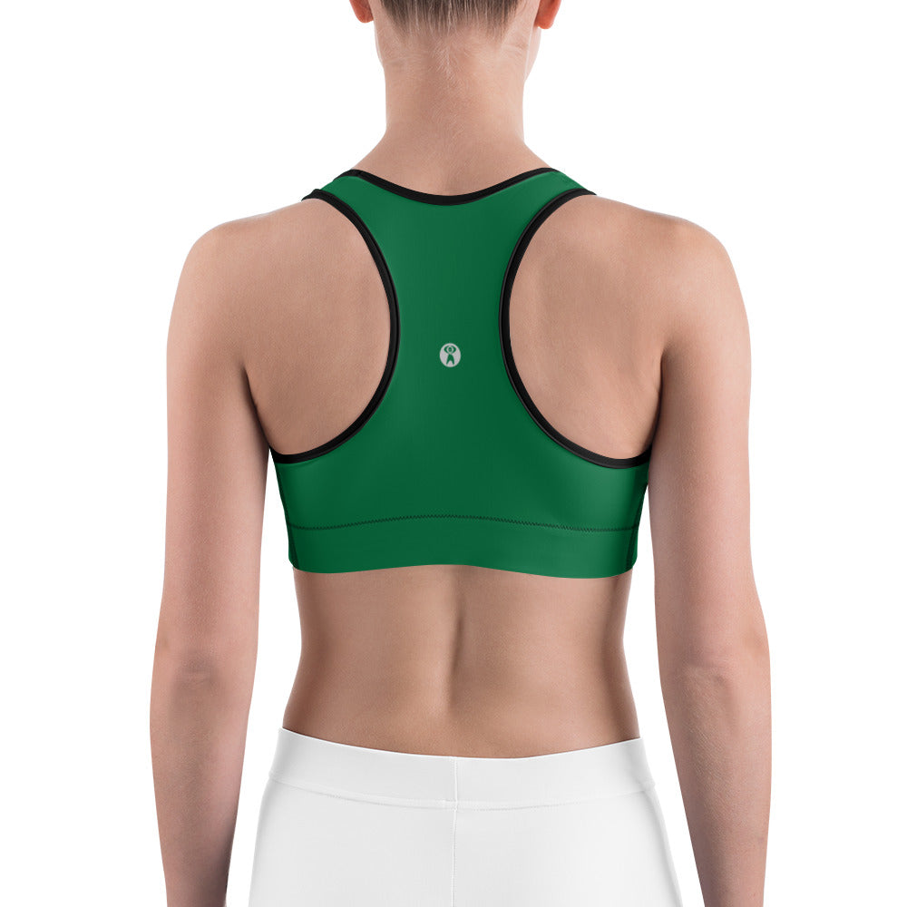 Emerald Unpadded Sports Bra