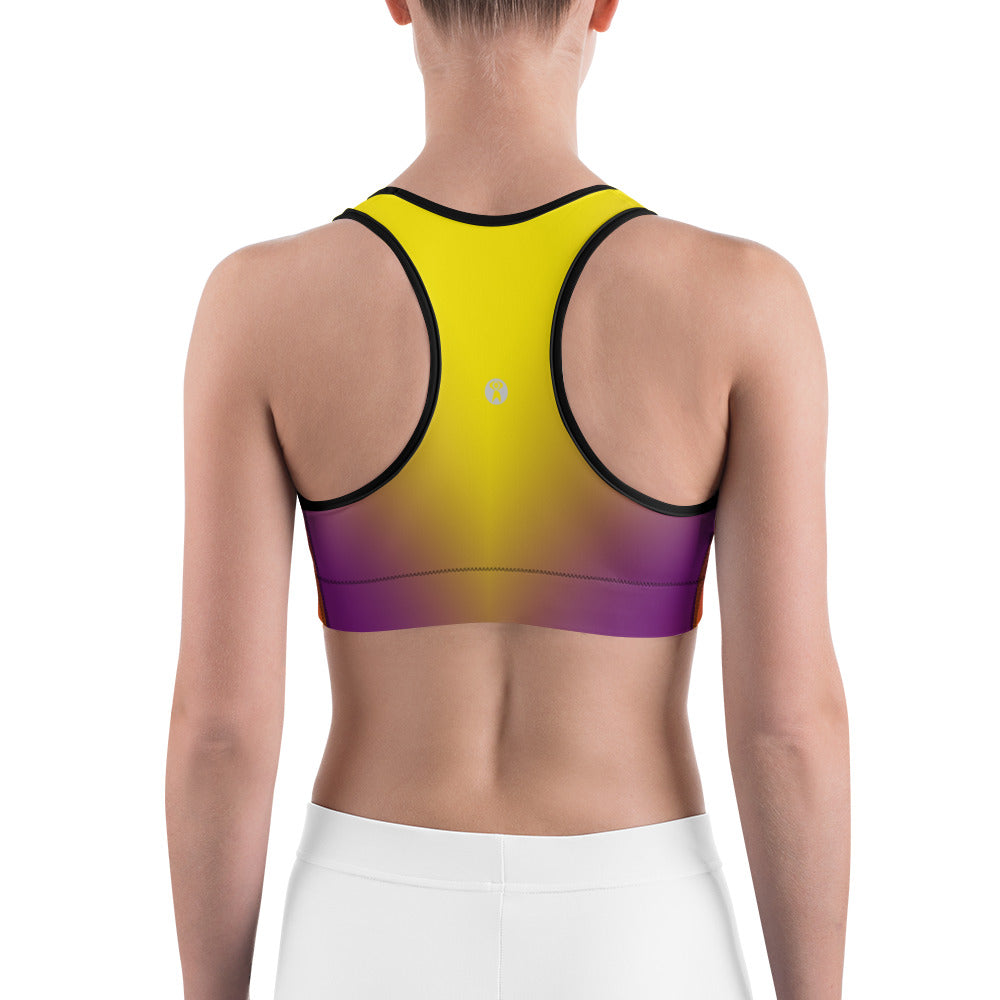 Purple Haze Unpadded Sports Bra