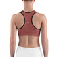 Terracotta Unpadded Sports Bra