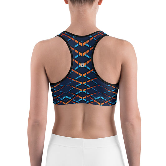 Navy VX Sport Unpadded Sports Bra
