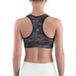 Dark Gray Camo Sports Bra