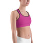 Hot Pink Unpadded Sports Bra