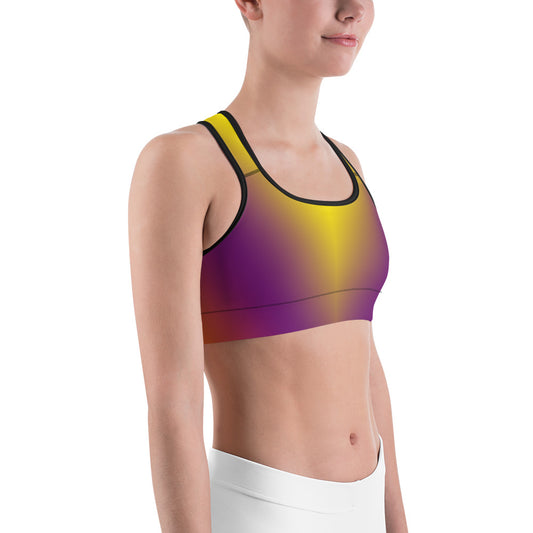 Purple Haze Unpadded Sports Bra
