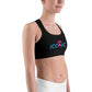 Iconic Black Unpadded Sports Bra