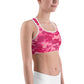 Pink Camo Unpadded Sports Bra