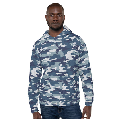 Blue Camouflage Hoodie