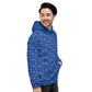 blue men's hoodie