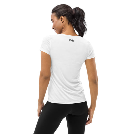 Run Life Graphic Women's White DRYconic MaxDri Performance T-Shirt