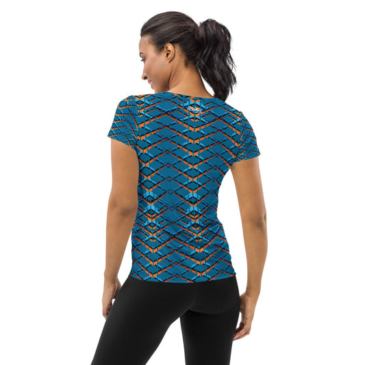 Women's VX Sport Bright Blue DRYconic MaxDri Performance Top