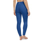 Blue High-Waist Yoga Leggings