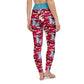 Butterfly Red Camo Yoga Leggings
