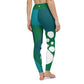 Abstraction Emerald Yoga Leggings