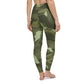 Origami Green Camo Yoga Leggings