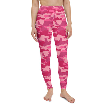 Pink Camo Yoga Leggings