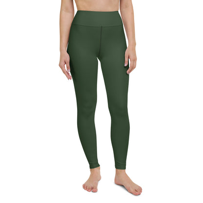 Deep Forest High-Waist Yoga Leggings