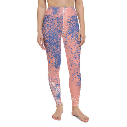 Pink Splash Yoga Leggings