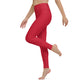 Red High-Waist Yoga Leggings