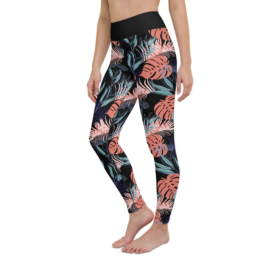 Tropics High-Waist Yoga Leggings
