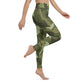 Origami Green Camo Yoga Leggings